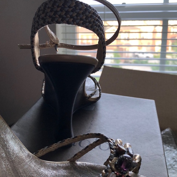 Paolo Linea Skinny Wedge Shoes - Picture 4 of 7